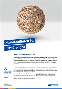 PDF Themenblatt: Komorbidität bei Essstörungen