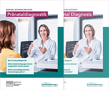 Das Bild zeigt eine Vorschau des Mediums "Pränataldiagnostik - Beratung, Methoden und Hilfen"