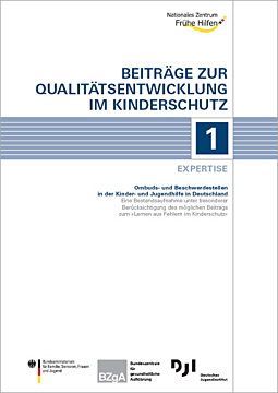 Broschüre 1 - QE - Expertise: Ombuds- und Beschwerdestellen in der Kinder- und Jugendhilfe in Deutschland