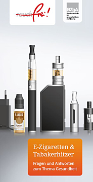 Broschüre E-Zigarette & Tabakerhitzer