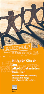 Broschüre Hilfe für Kinder aus alkoholbelasteten Familien