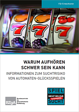 Broschüre Automaten-Glücksspiel