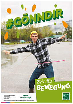 Abbildung - Poster #gönndir Bewegung - "Komm in Schwung!"