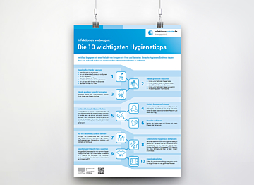 Plakat "10 Hygienetipps"